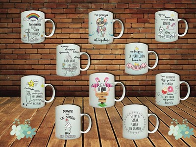 tazas de frases surtidas ideas